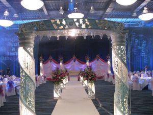 Asian wedding decor with crystal archway | Simplicity events | Asian Weddings