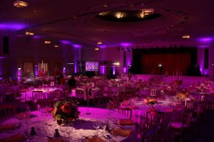 Wedding decor with purple lighting | Simplicity events | Asian Weddings