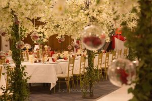 White cherry blossom tree wedding aisle décor | Simplicity events | Asian Weddings