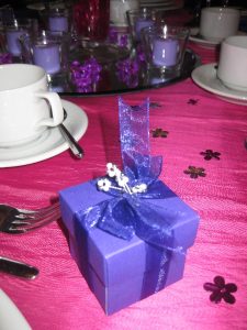 Purple wedding favour box  | Simplicity events | Asian Weddings