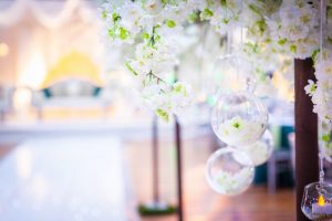 White cherry blossom tree wedding decor | Simplicity events | Asian Weddings