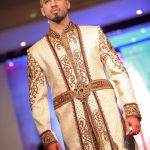 Asian Wedding Experience Catwalk Groom in white sherwani